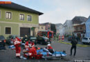 Oö: Übung -> Großbrand im Ortszentrum St. Veit, vermisste Personen