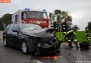 Oö: Drei Fahrzeuge bei Unfall in einem Kreuzungsbereich beteiligt