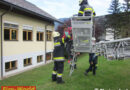 Ktn: Brandeinsatzübung in der Volksschule Tröpolach in Hermagor