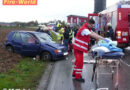 Oö: Verkehsunfall eingeklemmte Person in Steinerkirchen