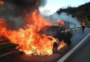 Schweiz: Rauchgeruch im Tunnel – Auto in Flammen
