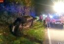 D: Verkehrsunfall nach Wildwechsel auf der B35