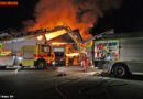 Schweiz: Enormer Schaden bei Lagerhallen- und Werkstättengroßbrand