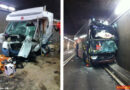 Schweiz: Wohnmobil kracht im Gotthardstraßentunnel gegen Autobus