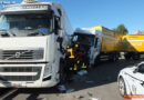 Schweiz: Treibstoffaustritt nach Lkw-Unfall in Gossau