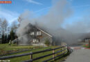 Schweiz: Brand eines Wohnhauses in Rehetobel
