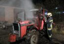 Oö: Brennender Traktor wurde rasch gelöscht