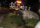 Oö: Pkw rumpelt über große Steine – Öleinsatz in Schwertberg