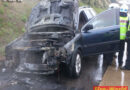Wien: Autobrand auf der A 23