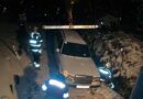 Oö: Pkw kam von der Straße ab und rutschte in ein Bachbett