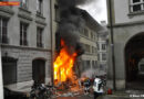 Schweiz: Feuer vernichtet Bibliothek in Freiburg