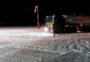 Stmk: Lkw beim umdrehen in einer Wiese hängen geblieben