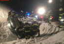 Ktn: Unfall auf Schneefahrbahn in Radnig