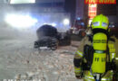 Nö: Nächtlicher Fahrzeugbrand am Parkplatz eines Einkaufszentrums