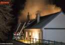Nö: Familie mit 3 Kindern flüchtet aus brennenden Haus
