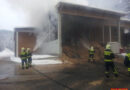 Stmk: Brennender Materialsilo im Fernheizwerk Bad Aussee
