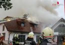 Oö: Alarmstufe III bei Feuer in Kerzenfabrik in Aigen-Schlägl