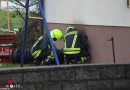 Oö: Feuerwehr bei Brand im Heizraum eines Hauses in Allhaming Einsatz