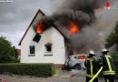 Deutschland: Wohnhaus in Alsfeld lichterloh in Flammen → Feuerwehr findet Leiche