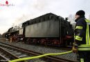 Deutschland: Feuerwehr Alsfeld versorgt 80 Jahre alte Dampflok mit fast 40.000 Liter Wasser