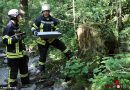 Deutschland: Feuer(chen) mit Mulde voller Wasser bekämpft & Brandalarm zu verrauchter Wohnung in Alsfeld