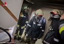 Nö: Bewohner endeckten morgendlichen Brand im Keller ihres Einfamilienhauses