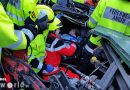 Bayern: Angehende Rettungsassistenten arbeiten Hand in Hand mit der Feuerwehr