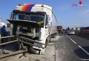 Oö: Schwierige Lkw-Bergung nach Unfall auf der Kremstal Straße in Ansfelden
