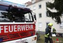 Oö: Schwierige Löscharbeiten bei Brand in der Zwischendecke in einer Wohnung in Ansfelden