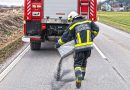 Oö: 17 km lange Ölspur beschäftigt fünf Feuerwehren