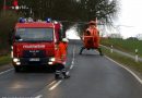 Deutschland: Drei teils schwer Verletzte bei Verkehrsunfall: eine Person eingeklemmt