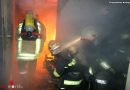 Bayern: Brandverletzte konnte sich bei Zimmerbrand noch vor die Wohnung schleppen