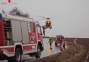 Oö: Verletzter nach Autoüberschlag in ein Feld in Utzenaich