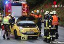 Bayern: Mit Fiat 500 auf der Staatsstraße 2101 am Antoniberg überschlagen