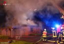 Deutschland: Brennende Hecke → Feuer zerstört Einfamilienhaus in Bad Fallingbostel