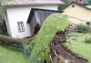 Oö: Großes Unwetter-Aufräumen in Bad Ischl am 13. Juli 2016