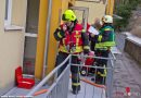 Nö: Zimmerbrand in einer Badener Wohnhausanlage am Ostersonntag