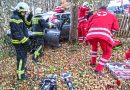 Stmk: Verletzte Person nach Pkw-Unfall in Bad Aussee