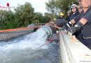 Deutschland: Feuerwehr Bedburg-Hau und THW Kleve: Wasserförderung über lange Wegstrecken