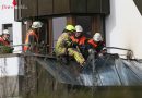 Bayern: Brand am Vordach eines Reichenhaller Hotels