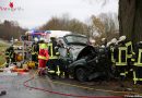 Deutschland: 29-Jähriger bei Billertshausen gegen Baum geprallt und im Auto eingeklemmt