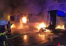 Deutschland: Zwei Klein-Lkw in Bochum in Flammen