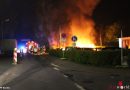 Deutschland: Brand mehrerer Autos im Bereich einer Werkstatt in Bomlitz