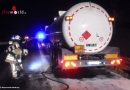 Deutschland: Reifenbrand an Tanklastzug mit 34.000 Litern Kerosin bei Bottrop
