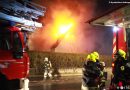 Nö: Ausgedehnter Wohnhausbrand in Gänserndorf-Süd