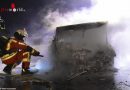 Deutschland: Zwei Verkehrsunfälle halten die Feuerwehren Forst und Bruchsal auf Trab