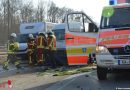 Deutschland: Transporter kracht auf Lkw → Eingeklemmte Person auf BAB 5 bei Bruchsal