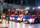 Deutschland: Neujahrsempfang mit Mehrfach-Fahrzeugsegnung der Feuerwehr Bruchsal