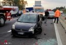 Nö: Verkehrsunfall mit fünf Pkw auf der Ostautobahn (A4) bei Bruck an der Leitha