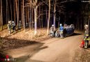 Nö: Nächtlicher Autoüberschlag auf Forststraße in Bad Vöslau